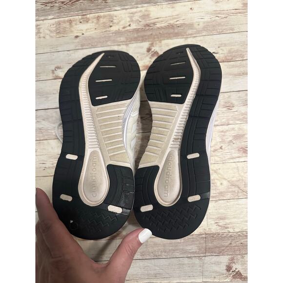 Adidas Cloudfoam Running Sneakers Men's Size 11 White Comfort Cushion Walking - Picture 7 of 8